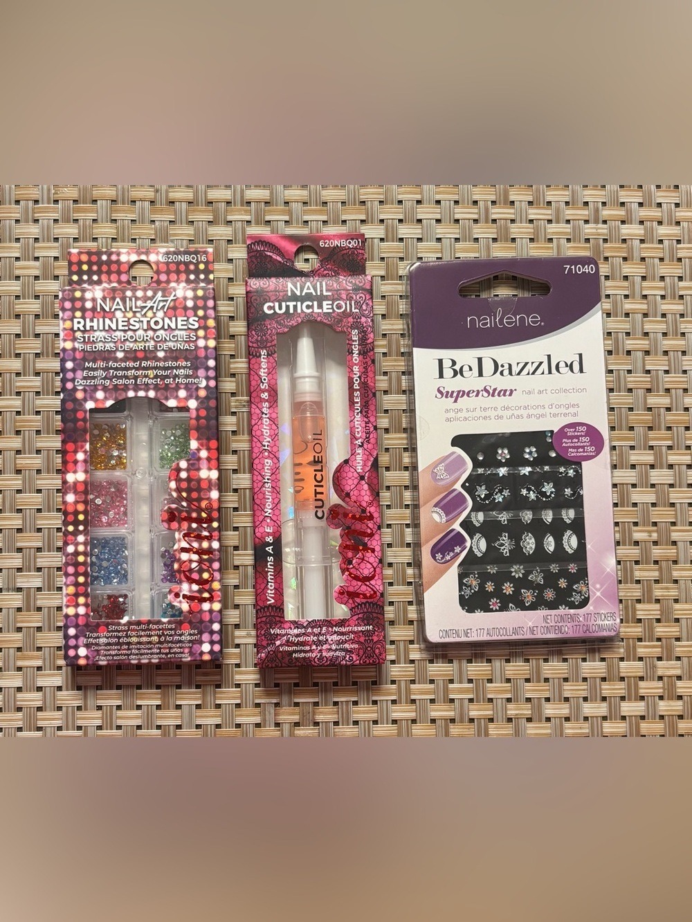 BeDazzled SuperStar Nail Art Stickers - Black
